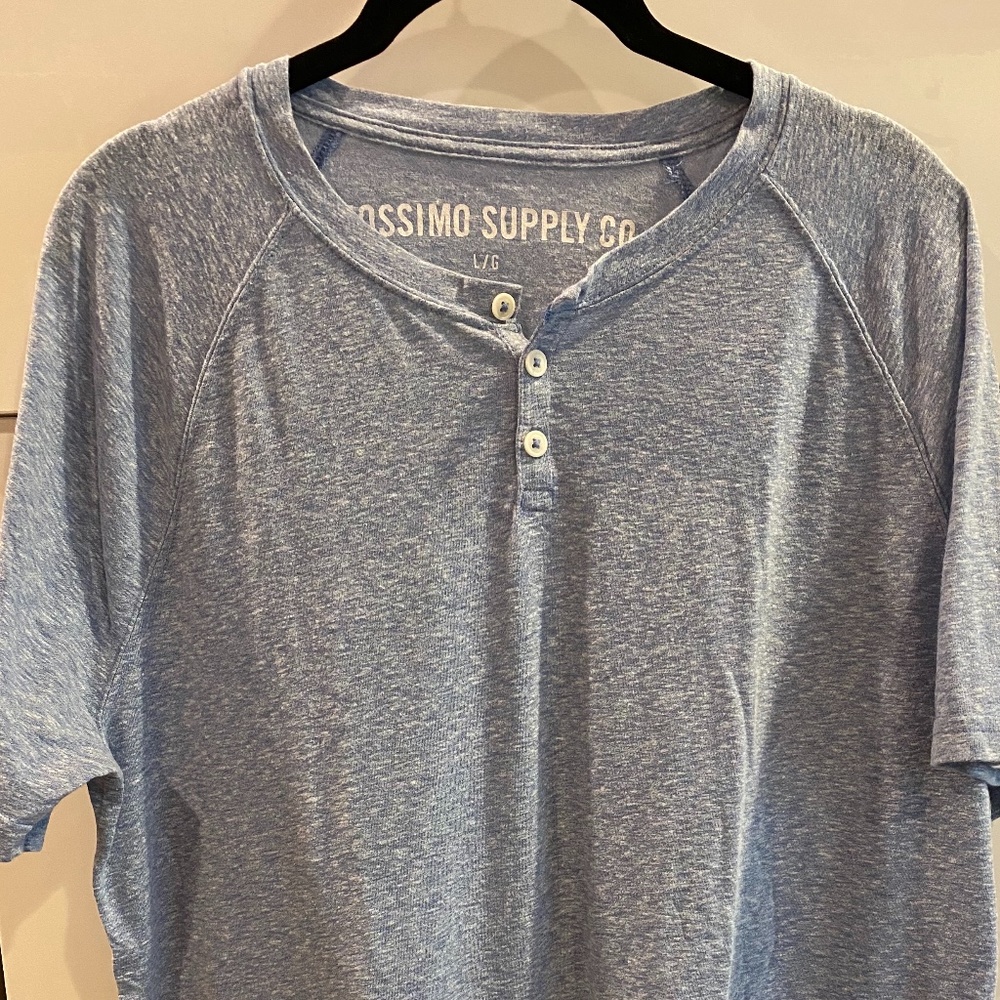 Men's Short Sleeve Henley T-Shirt